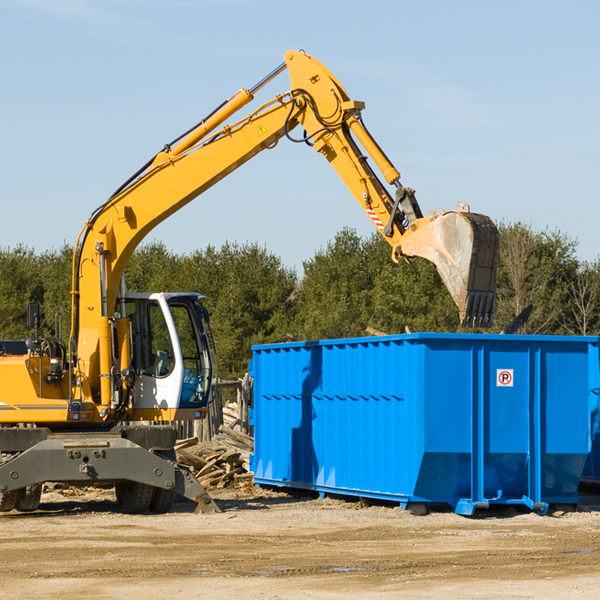 can i choose the location where the residential dumpster will be placed in North Shore California